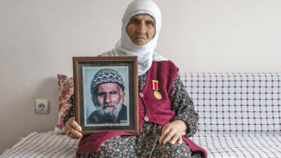 Kayseri'de Kurtuluş Savaşı gazisi Mustafa Balcı'nın kızı Aniş Taş, 102