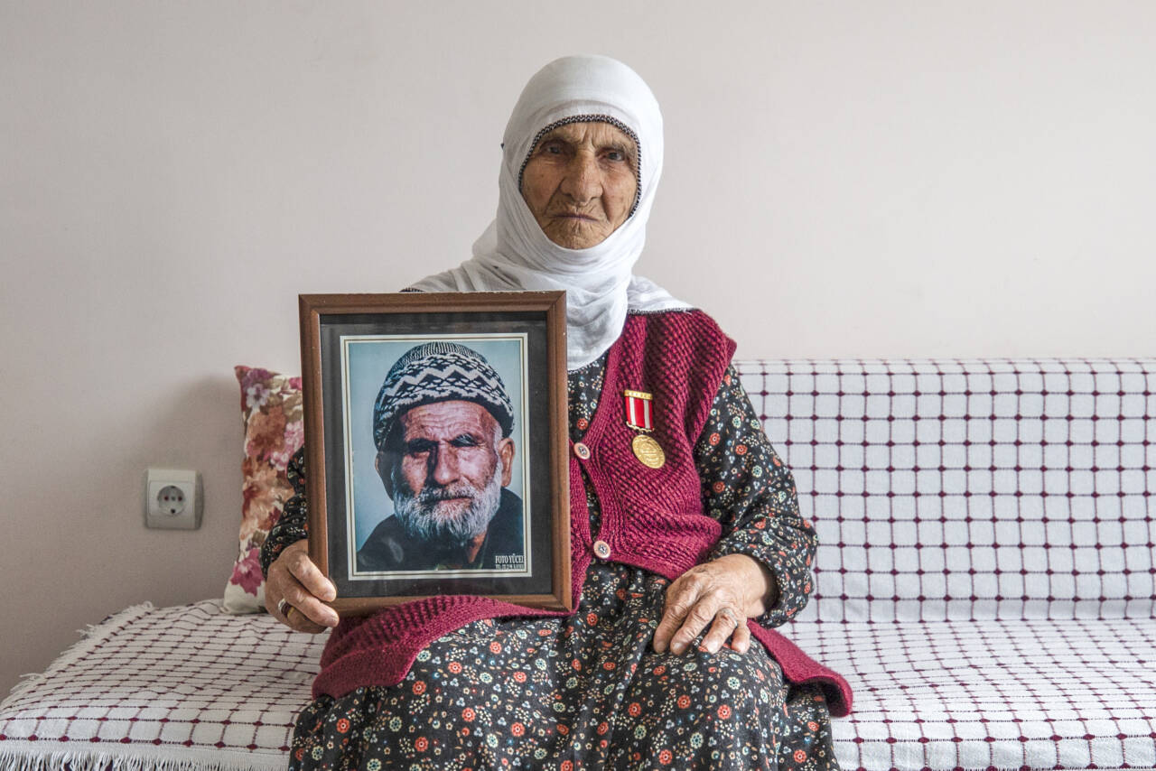 Kayseri'de Kurtuluş Savaşı gazisi Mustafa Balcı'nın kızı Aniş Taş, 102