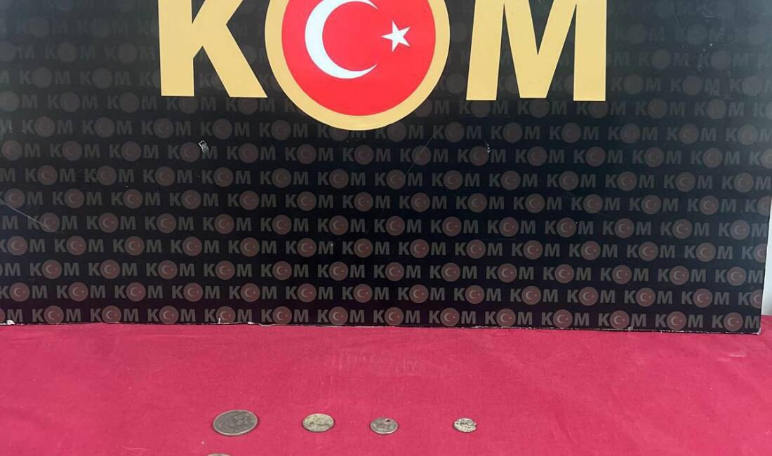 Yozgat'ın Sarıkaya ilçesinde tarihi eser niteliğinde olduğu değerlendirilen 8 sikke