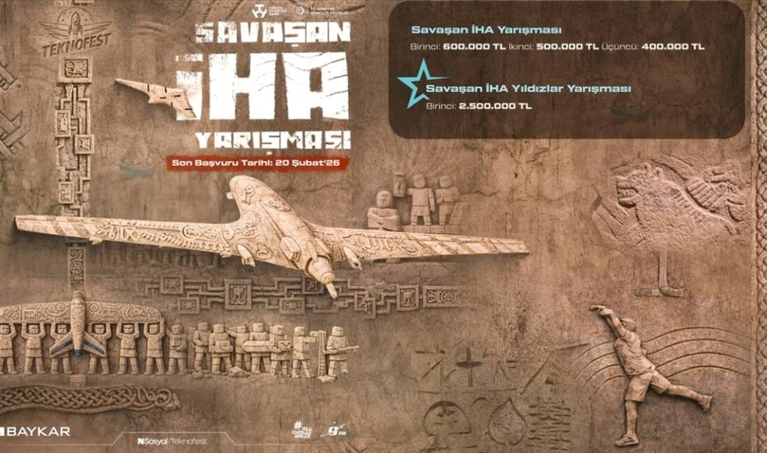 TEKNOFEST 2026 kapsamında Baykar yürütücülüğünde düzenlenen Savaşan İnsansız Hava Aracı
