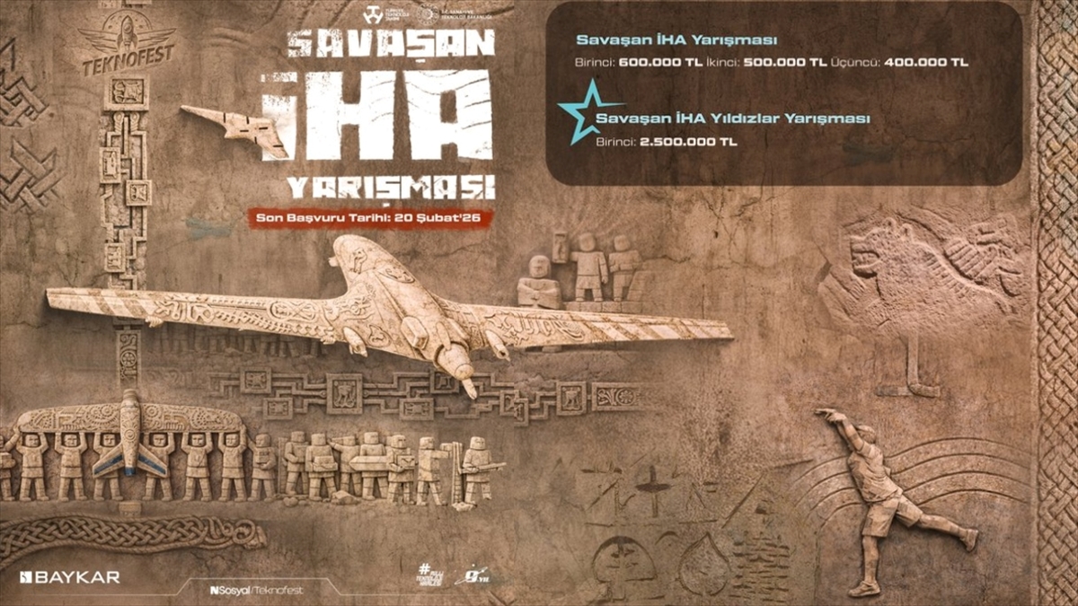 TEKNOFEST 2026 kapsamında Baykar yürütücülüğünde düzenlenen Savaşan İnsansız Hava Aracı