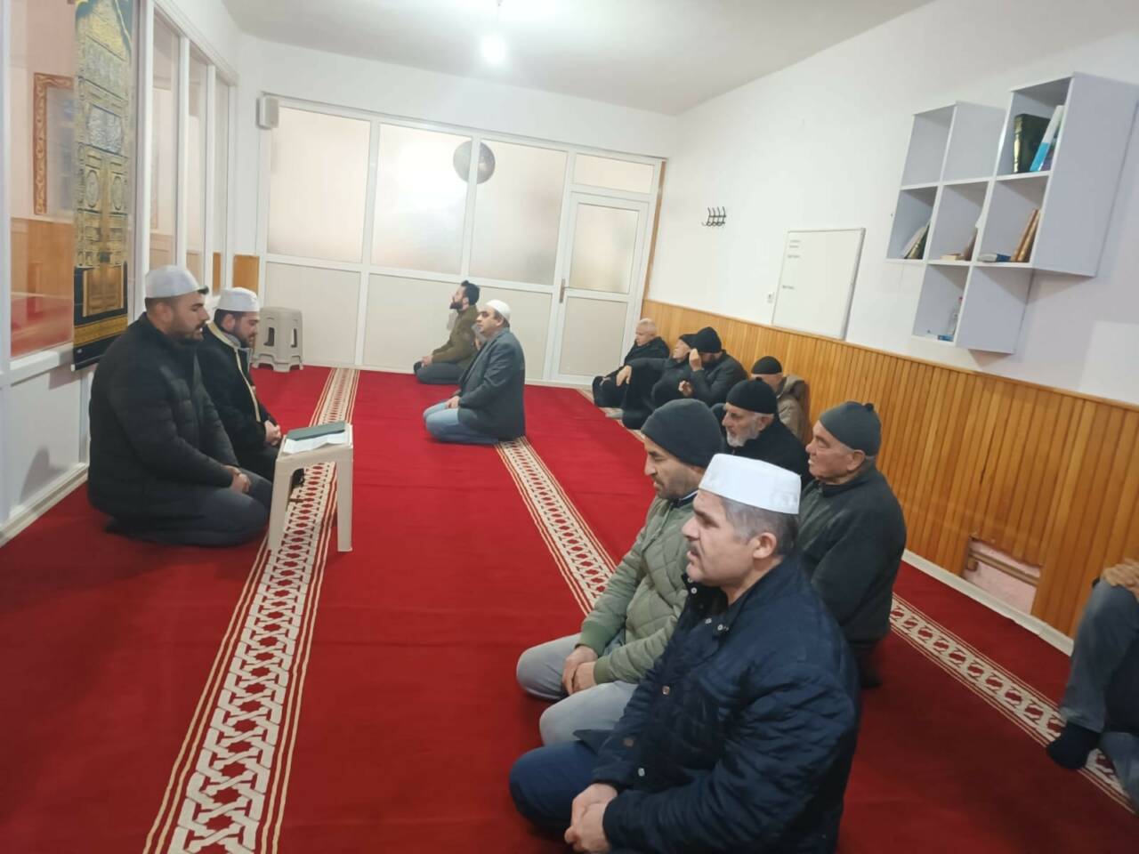 Ağaçören’de yeni yılın ilk günü, camide düzenlenen anlamlı programla manevi