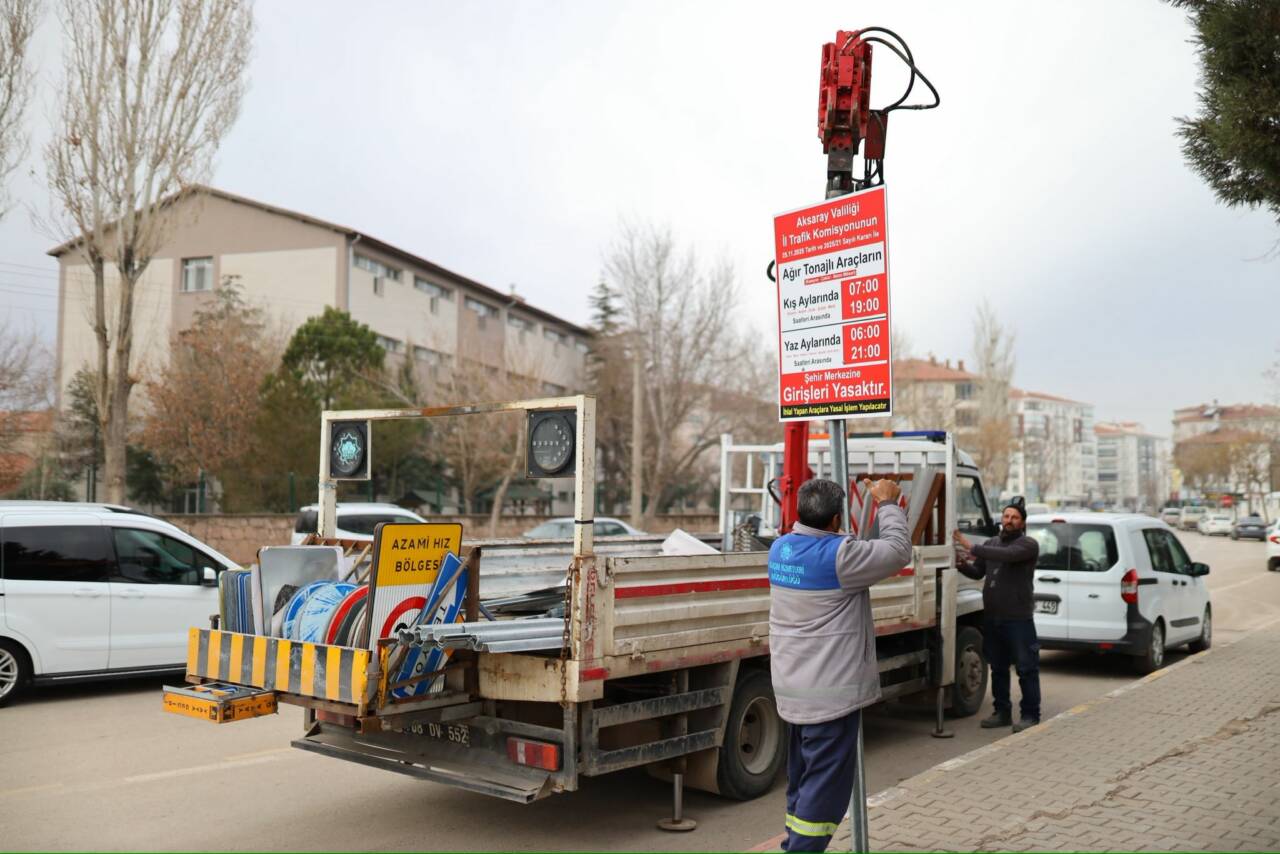 Aksaray Belediyesi Ulaşım Hizmetleri Müdürlüğü, İl Trafik Komisyonu’nun aldığı karar