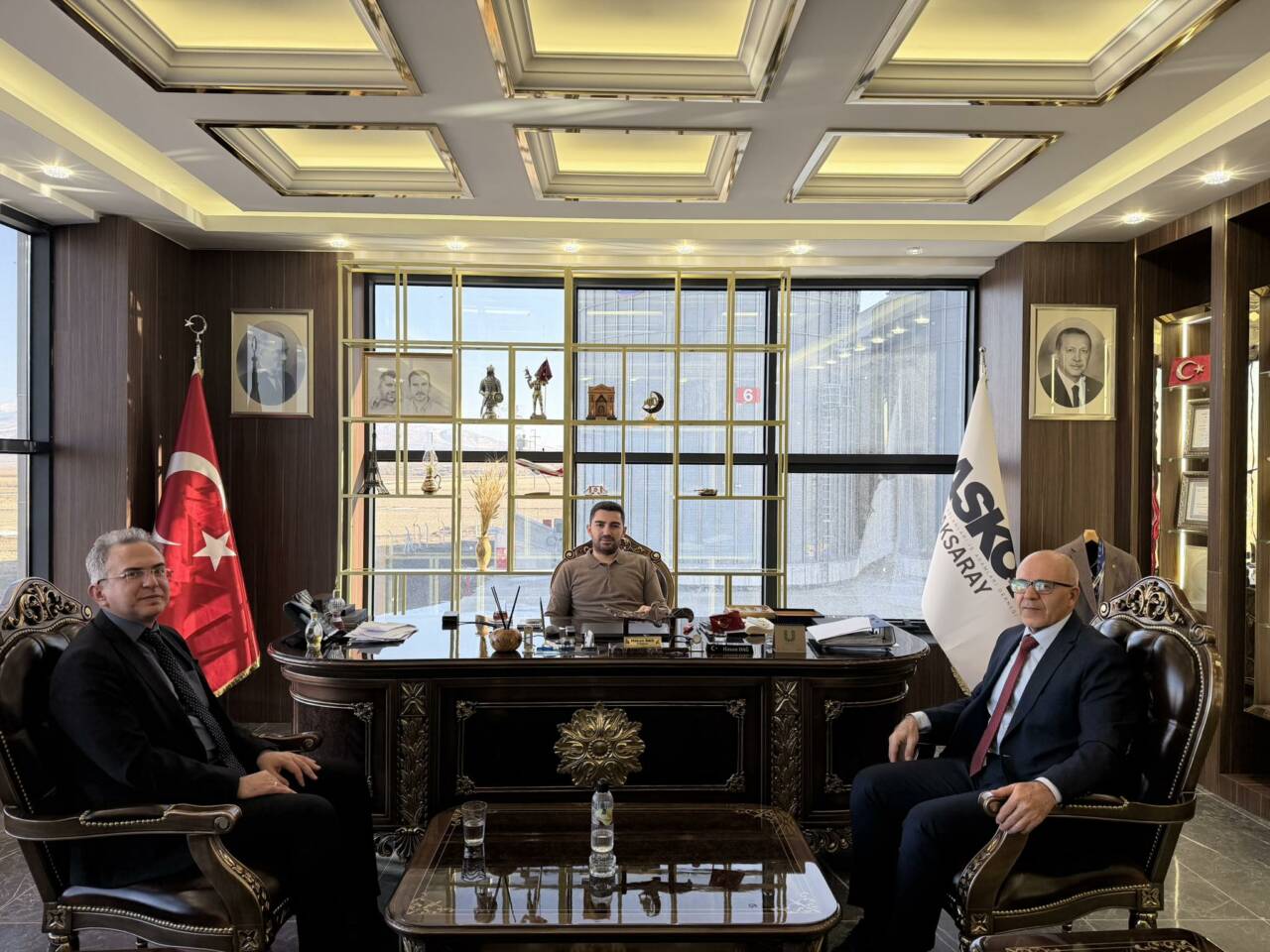 Aksaray Nüfus İl Müdürü Erhan Hoşafcı ve Aksaray Meteoroloji Müdürü