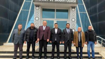 Ağaçören Kaymakam Metin Korkmaz başkanlığındaki heyet, Aksaray Ticaret ve Sanayi