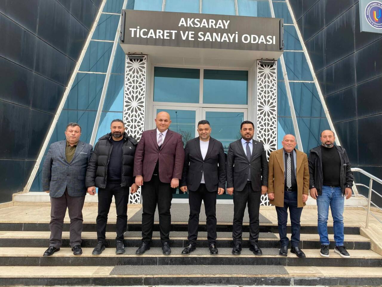 Ağaçören Kaymakam Metin Korkmaz başkanlığındaki heyet, Aksaray Ticaret ve Sanayi