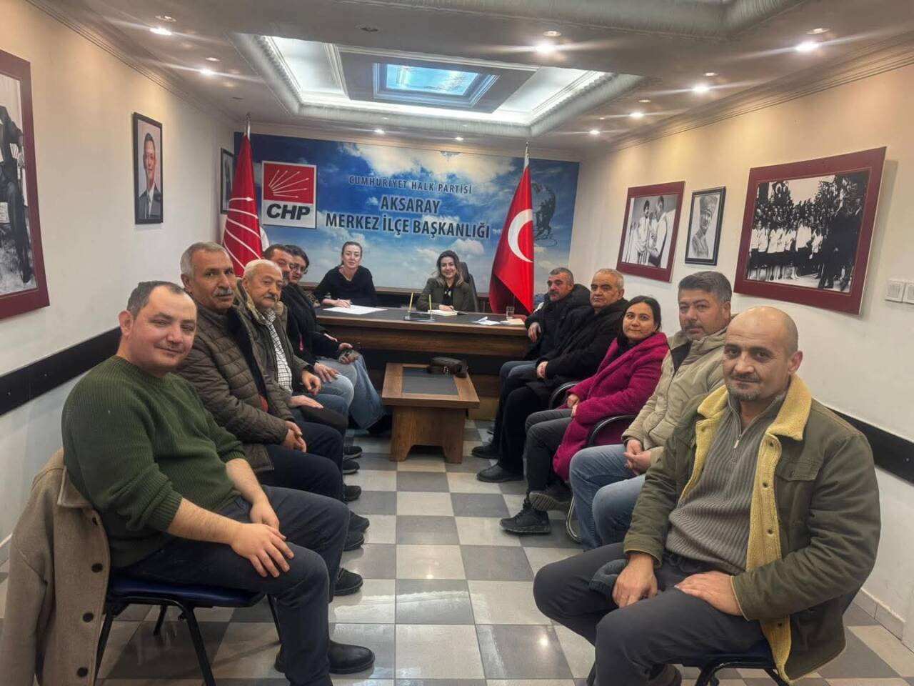 CHP Aksaray Merkez İlçe Başkanlığı tarafından olağan merkez ilçe yönetim