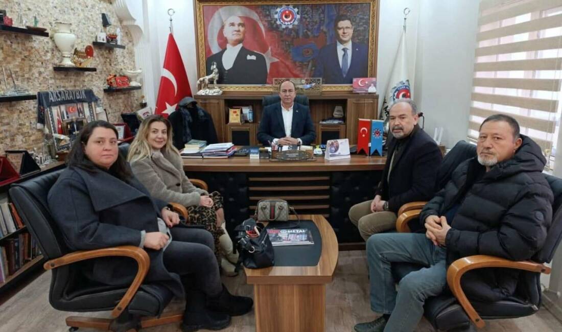 CHP Aksaray İl Başkanı Bilal Özdemir ve beraberindeki heyet, devam