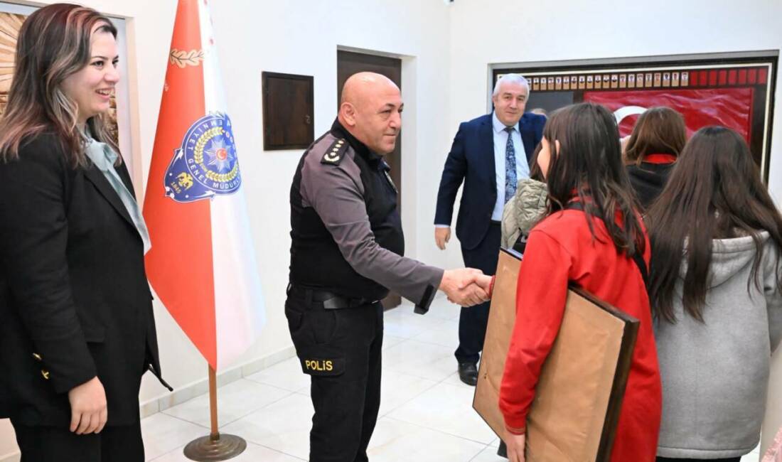 Aksaray İl Emniyet Müdürlüğü, Saadet Güney İmam Hatip Ortaokulu öğrencilerini