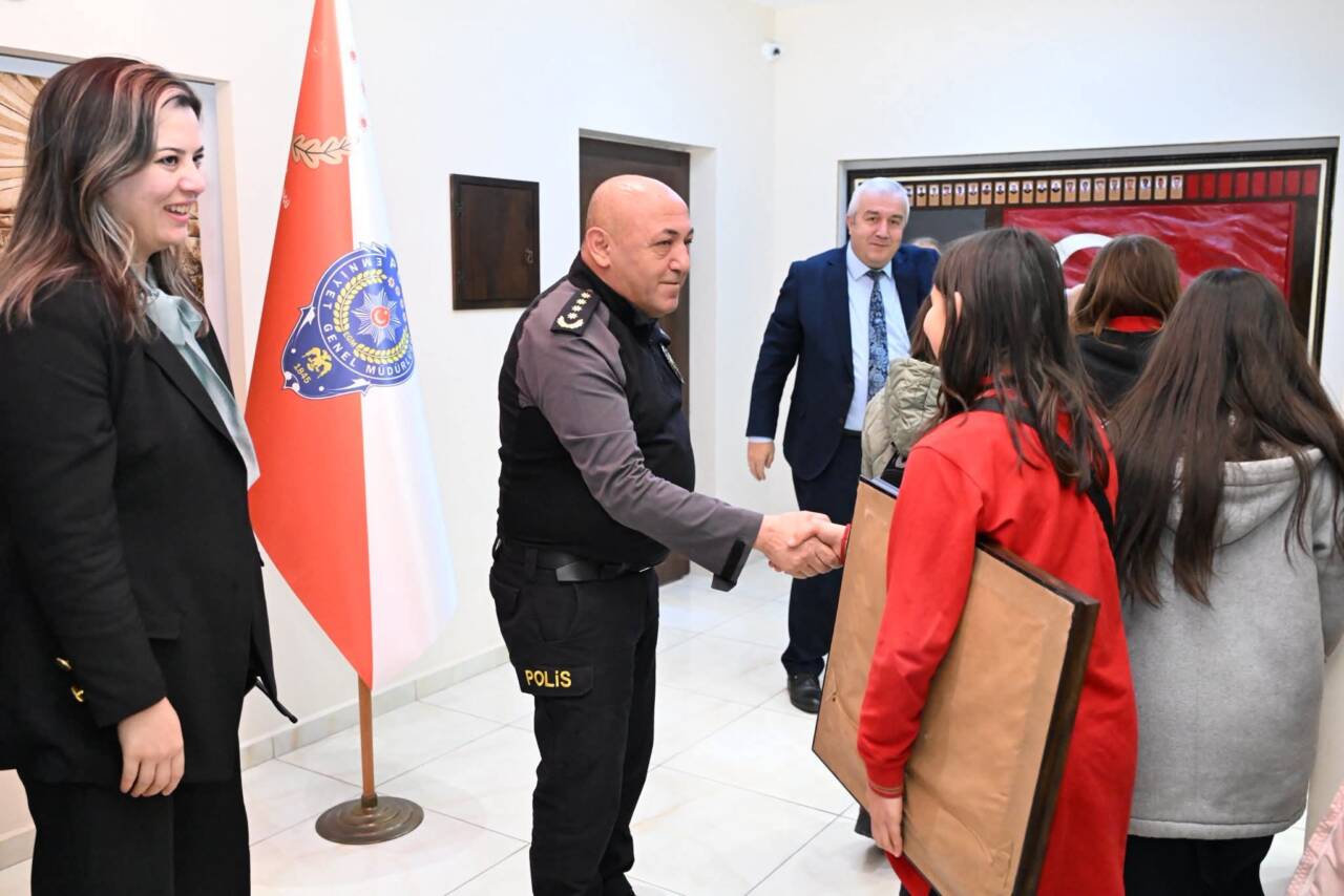 Aksaray İl Emniyet Müdürlüğü, Saadet Güney İmam Hatip Ortaokulu öğrencilerini
