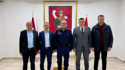 Eskil Belediye Başkanı Mustafa Zavlak, Aksaray İl Jandarma Komutanı Albay