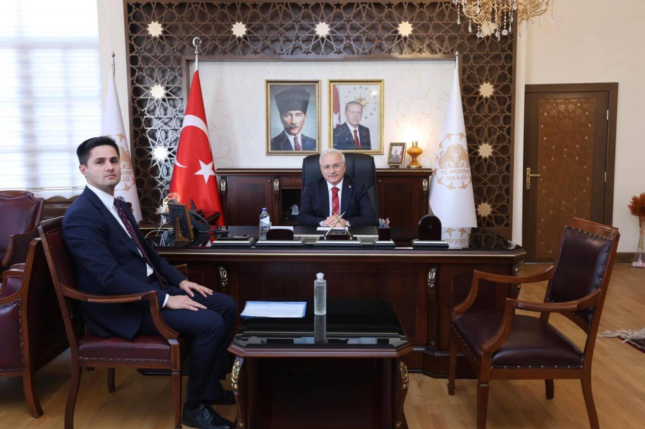 Aksaray Valisi Mehmet Ali Kumbuzoğlu, Eskil Kaymakamı Taha Soydaş ile