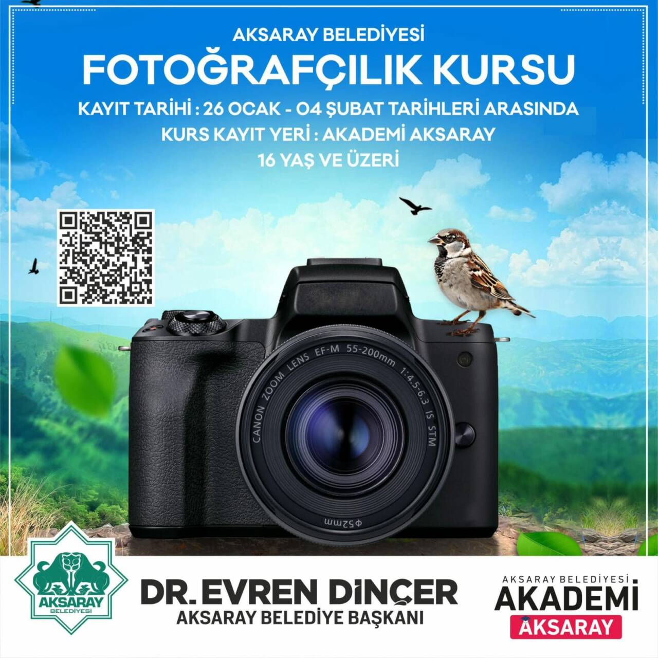 Aksaray Belediyesi, sanata ve kişisel gelişime verdiği destekler kapsamında yeni