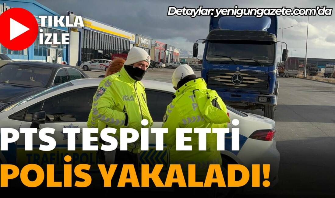 Aksaray–Adana yolunda PTS’ye takılan çekme belgeli kamyon, polis takibiyle ASTİM