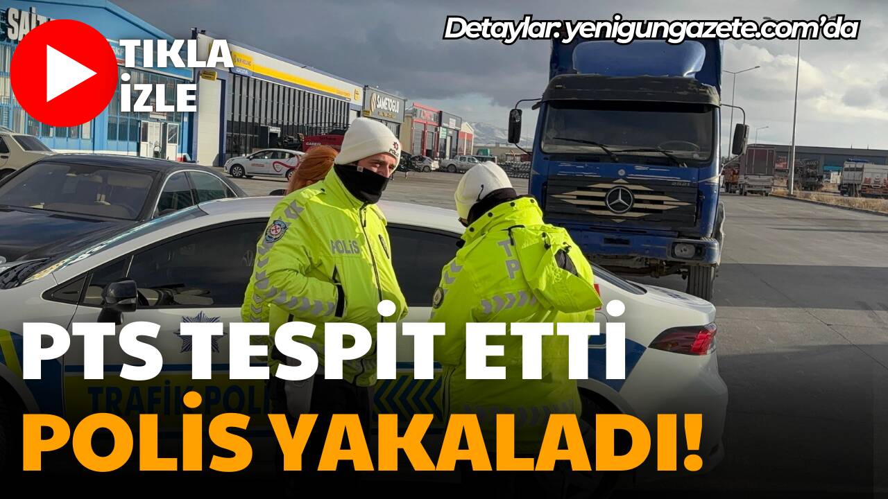 Aksaray–Adana yolunda PTS’ye takılan çekme belgeli kamyon, polis takibiyle ASTİM