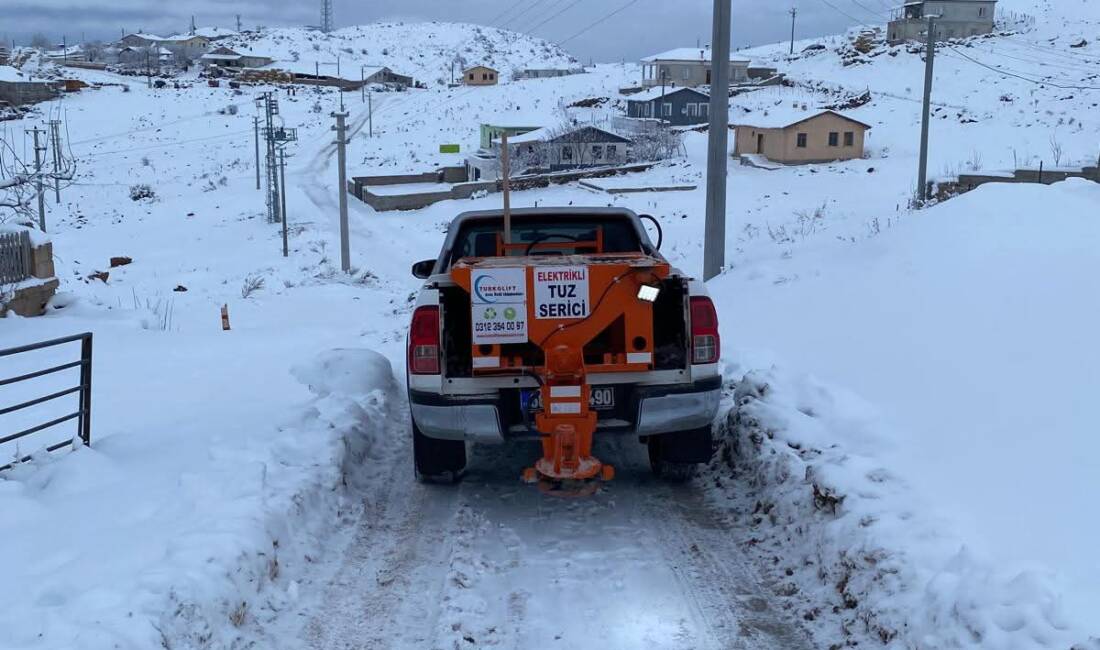 Güzelyurt Belediye Başkanlığı, kış aylarında buzlanmaya karşı daha etkili ve
