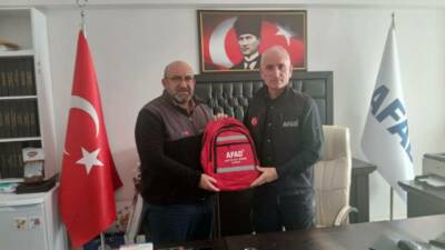 Aksaray Hasene Vakfı Başkanı Cem Elibol ve beraberindeki heyet, Aksaray