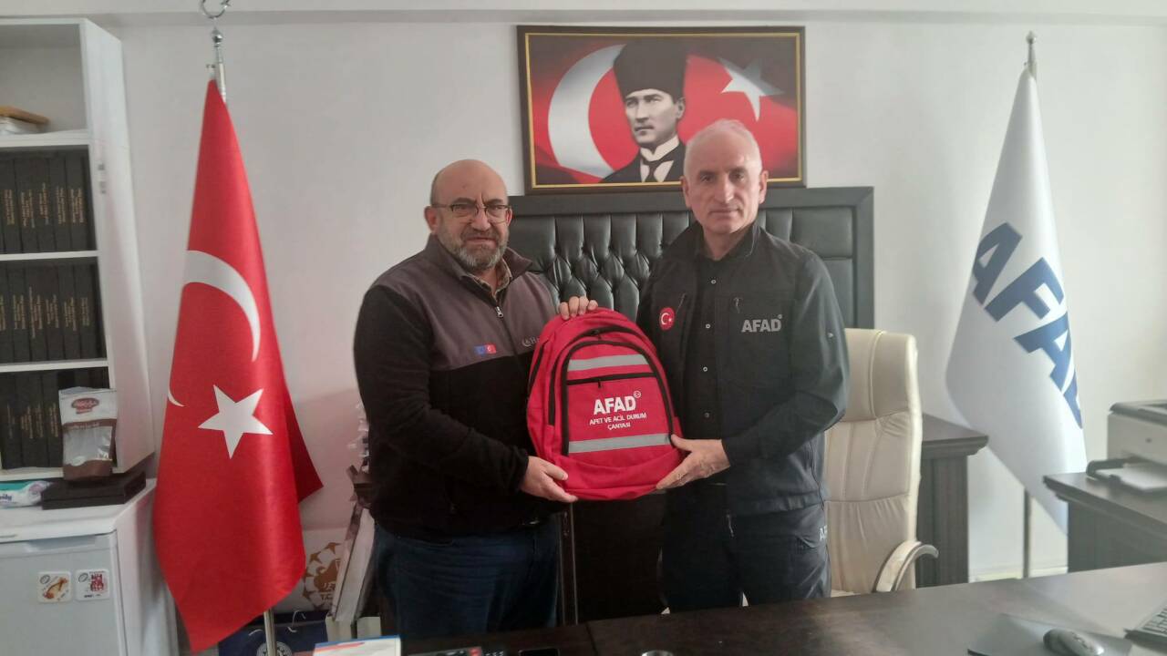 Aksaray Hasene Vakfı Başkanı Cem Elibol ve beraberindeki heyet, Aksaray