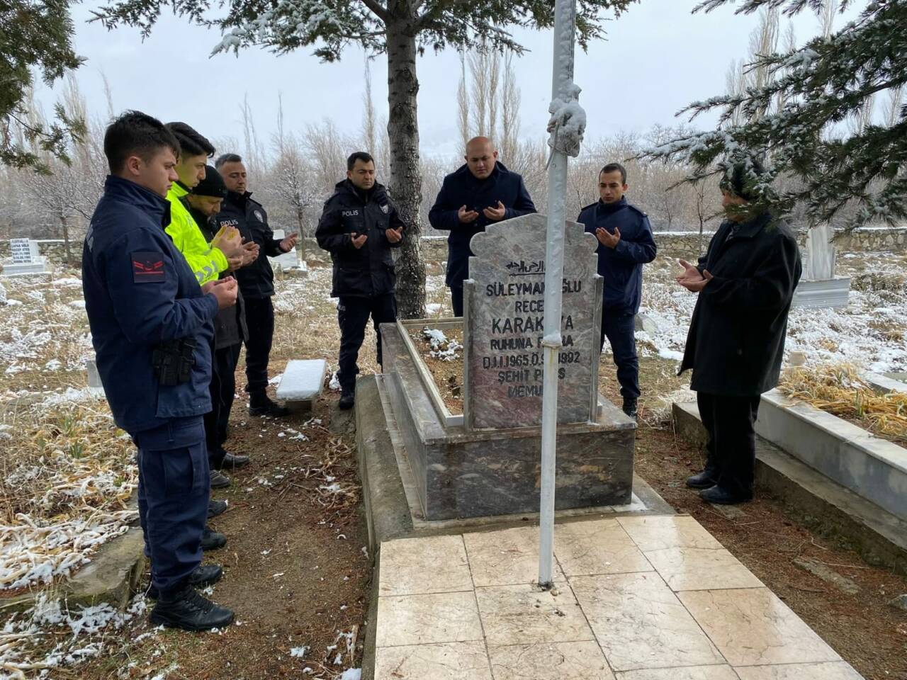 Şehit Polis Memuru Recep Karakaya, şehadetinin yıl dönümünde Ağaçören ilçesinde
