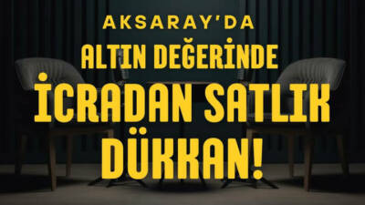 Aksaray İcra Dairesi tarafından Merkez ilçede bulunan 2. kat iş