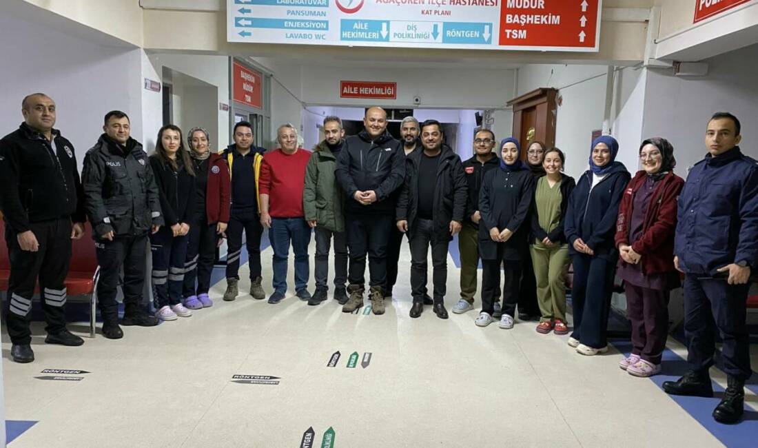 Ağaçören Kaymakamı Metin Korkmaz, Belediye Başkanı Kemal Salman, İlçe Jandarma