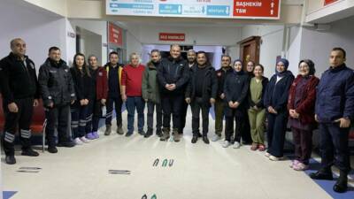 Ağaçören Kaymakamı Metin Korkmaz, Belediye Başkanı Kemal Salman, İlçe Jandarma