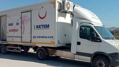 Mobil KETEM aracı, Sultanhanı ilçesinde vatandaşlara ücretsiz kanser tarama hizmeti