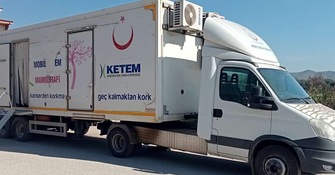 Mobil KETEM aracı, Sultanhanı ilçesinde vatandaşlara ücretsiz kanser tarama hizmeti
