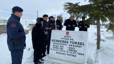 Şehit Piyade Er Menderes Yüksel, şehadet yıl dönümünde Ağaçören ilçesine