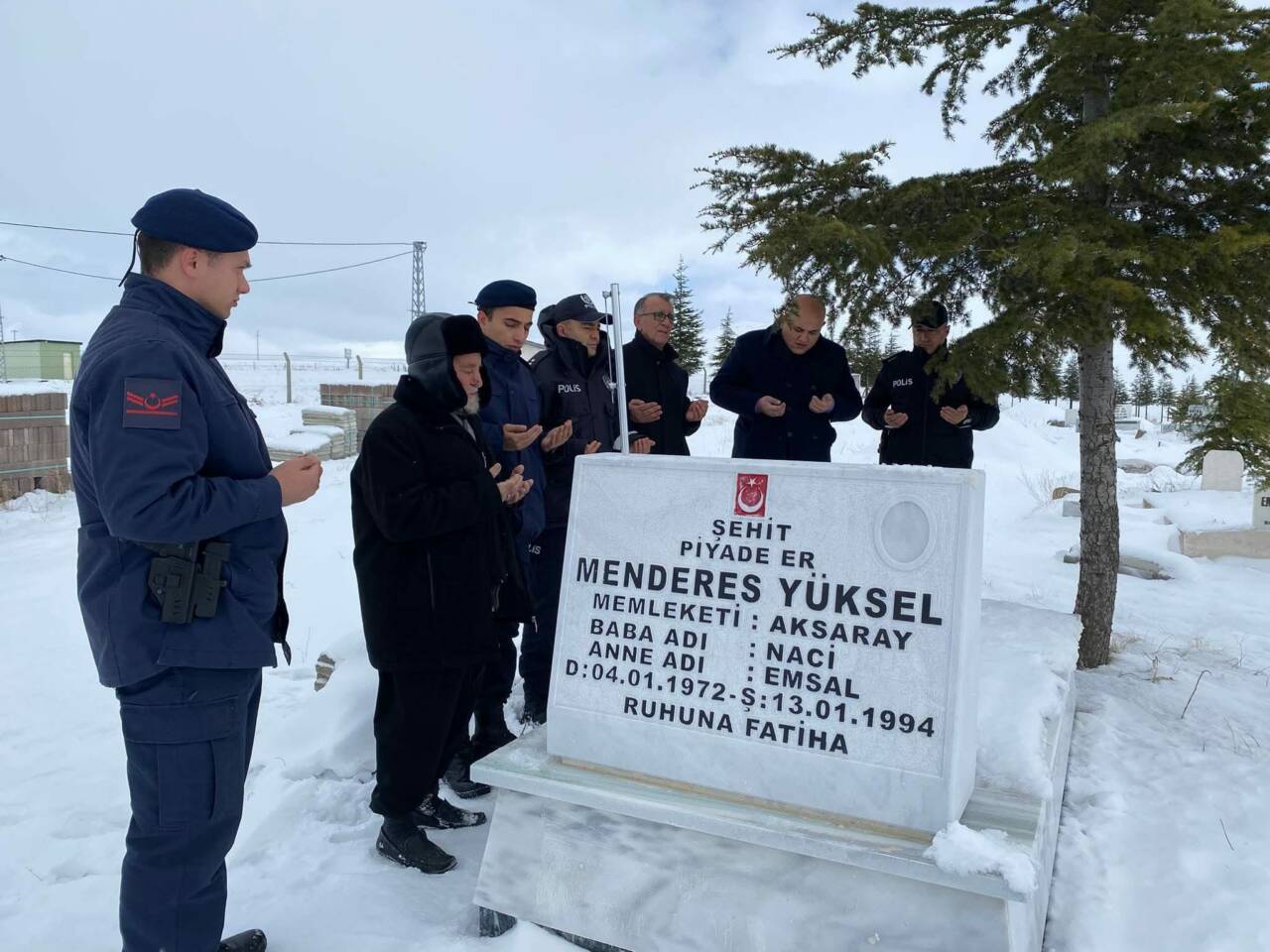 Şehit Piyade Er Menderes Yüksel, şehadet yıl dönümünde Ağaçören ilçesine