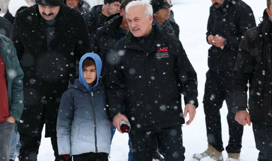 Aksaray Valisi Mehmet Ali Kumbuzoğlu, Hasan Dağı bölgesinde yoğun kış