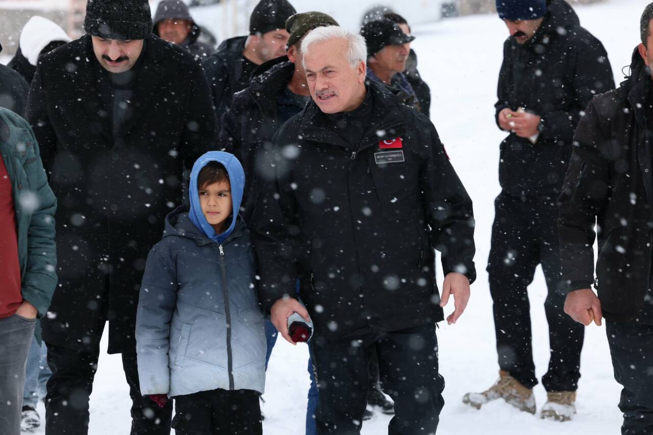 Aksaray Valisi Mehmet Ali Kumbuzoğlu, Hasan Dağı bölgesinde yoğun kış