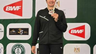Milli sporcu Halime Yıldız, Kahire’de düzenlenen Para Badminton turnuvasında tek