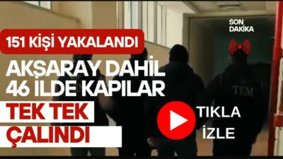 İçişleri Bakanı Ali Yerlikaya, Aksaray’ın da aralarında bulunduğu 46 ilde