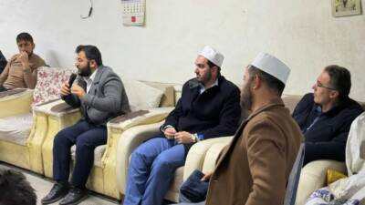 Sultanhanı İlçe Müftülüğü tarafından Yeşiltömek Köyü’nde, yatsı namazının ardından anlamlı