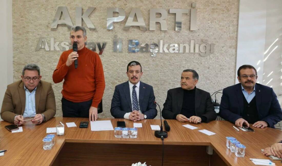 AK Parti Aksaray İl Başkanlığı’nın Ocak ayı Daraltılmış İl Danışma