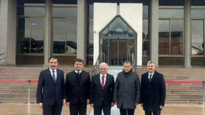 Aksaray heyeti, Enerji ve Tabii Kaynaklar Bakanlığı’nı ziyaret ederek Bakan