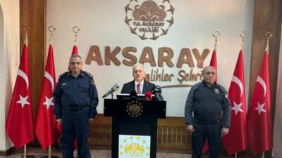 Aksaray Valisi Mehmet Ali Kumbuzoğlu, 2026’nın ilk asayiş toplantısında 2025