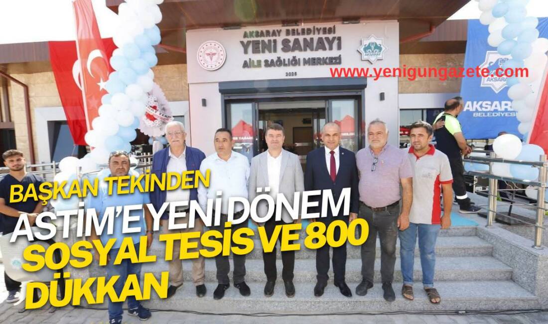 Aksaray Madeni Sanatkârlar ve Tamirciler Esnaf Odası Başkanı Murat Tekin,