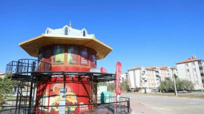 Aksaray Belediyesi tarafından hizmete sunulan Simit ve Çay Evi, sıcak