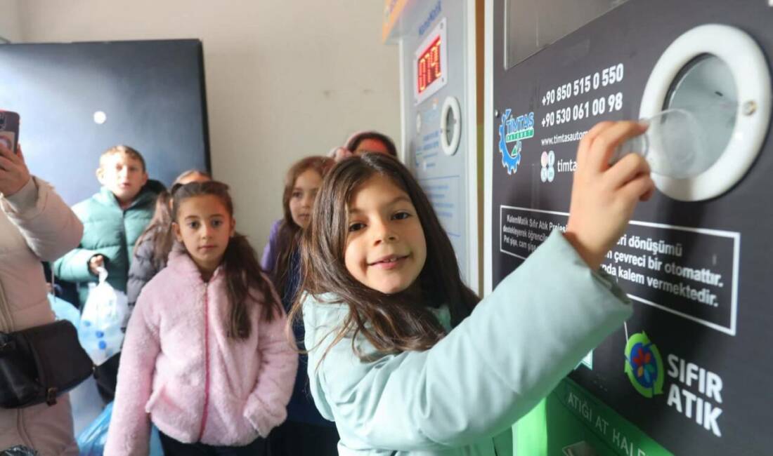 Milli Egemenlik İlkokulu öğrencileri, Aksaray Belediyesi tarafından hayata geçirilen Sıfır