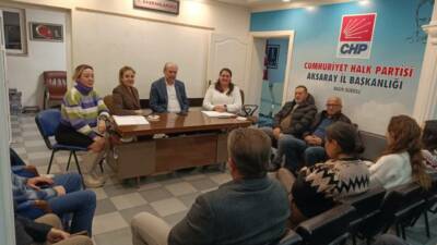 CHP Aksaray’da olağan il ve ilçe yönetim kurulu toplantı gerçekleştirildi.