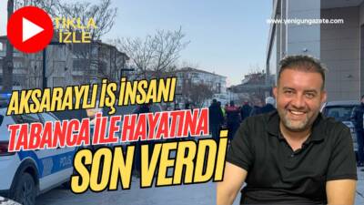 Aksaraylı iş insanı, girdiği bunalım sonucu Lale Bağları’ndaki inşaatta intihar