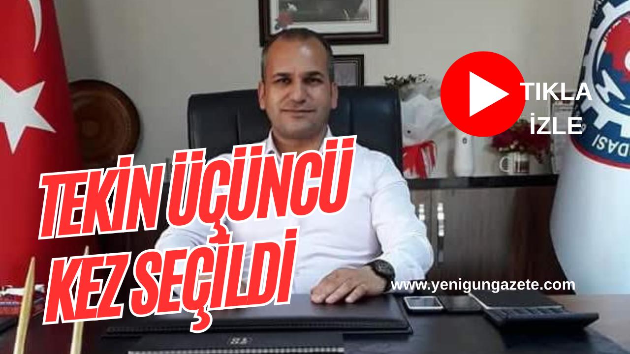 Aksaray Madeni Sanatkarlar ve Tamirciler Esnaf Odası seçimlerinde Murat Tekin,
