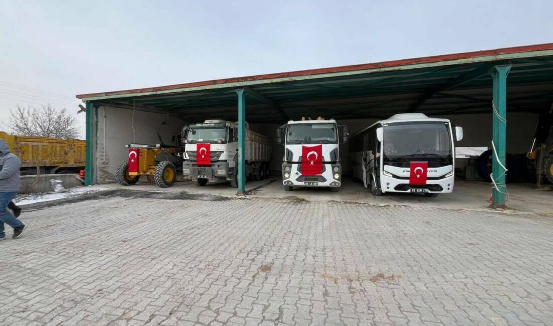 Nusaybin sınır hattında Türk Bayrağı’na yönelik gerçekleştirilen saldırı, Eskil Belediyesi