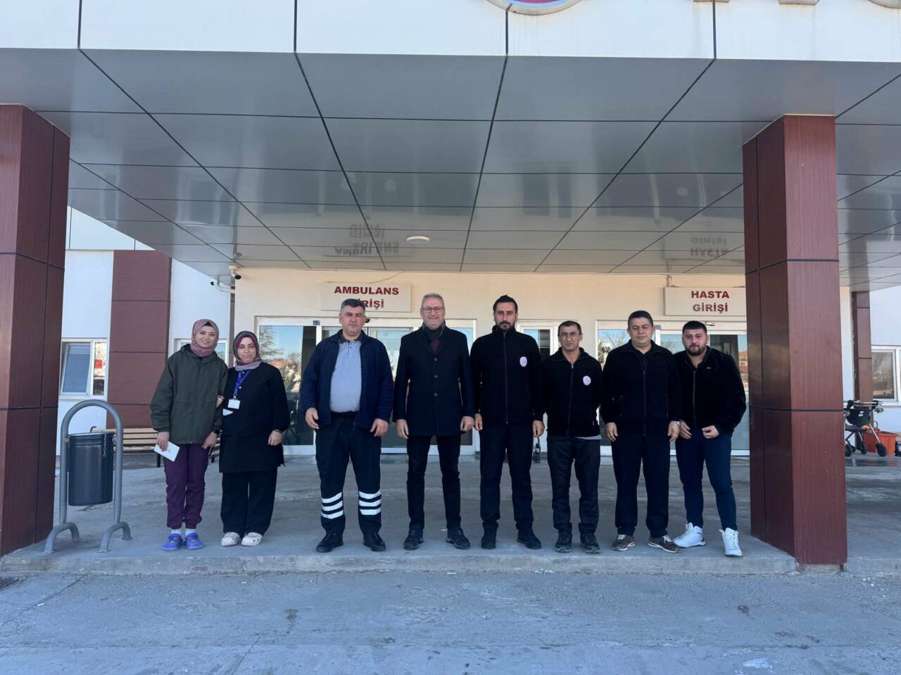 Öz Sağlık-İş Sendikası Aksaray Şubesi, saha çalışmaları kapsamında Eskil Devlet