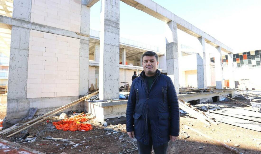 Aksaray Belediyesi tarafından yürütülen Gençlik Merkezi ve Yüzme Havuzu Projesinde