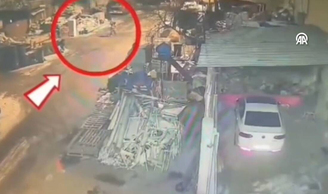 Kayseri'nin Kocasinan ilçesinde yaşanan olayda bir iş yerinin bahçesinden hırsızlık