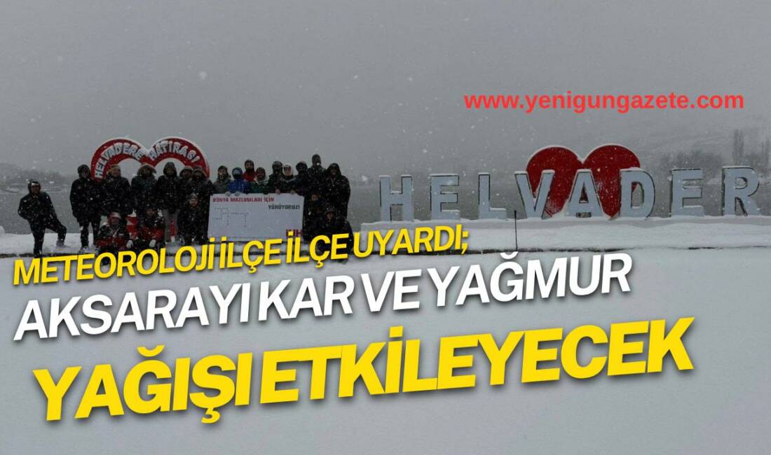 Konya 8. Bölge Müdürlüğü, Aksaray ve çevresinde parçalı bulutlu, aralıklı