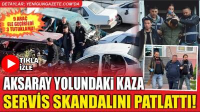 Nevşehir'den Aksaray'a seyir halindeyken geçirdiği trafik kazasının ardından aracını Nevşehir’de